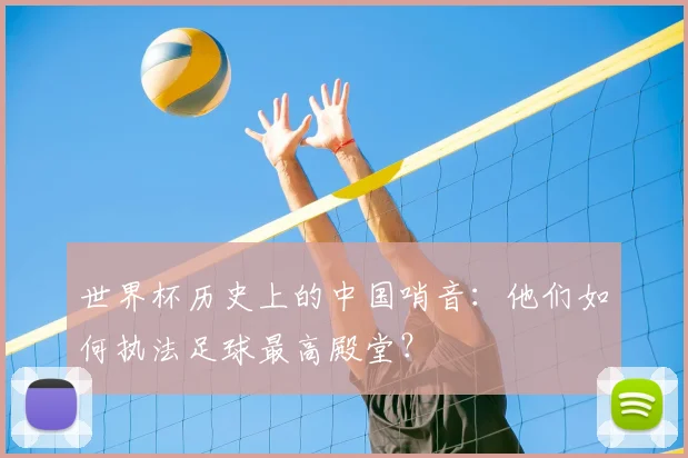 世界杯历史上的中国哨音:他们如何执法足球最高殿堂?