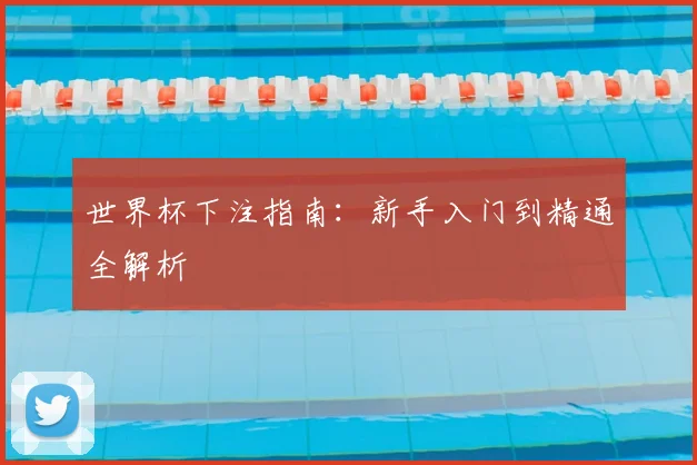 世界杯下注指南:新手入门到精通全解析